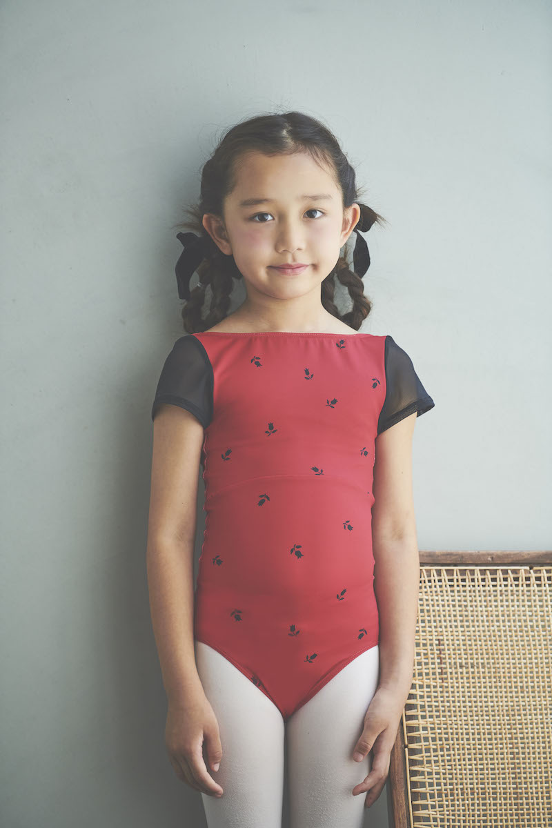 stina / type P cap sleeve / tulip treat red / kids / girl