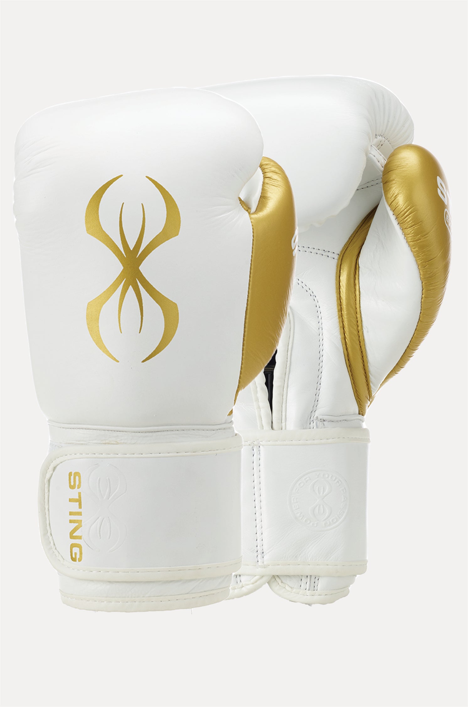 Evolution Boxing Gloves-White/Gold