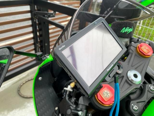 ZX-6RにGORILLA CN-G540Dを取付 | オートバイ/スクーターにCN-G540Dの