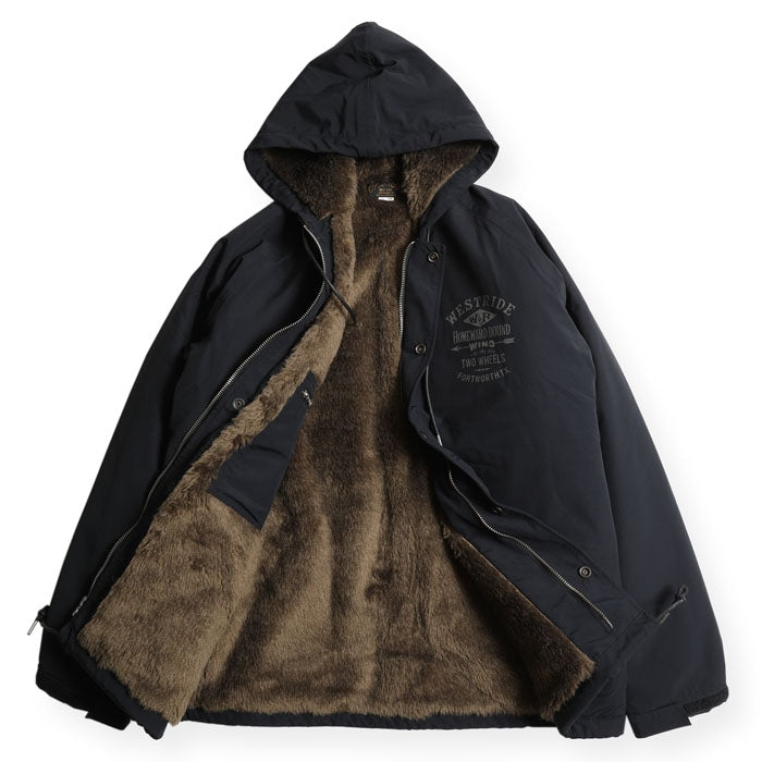 WESTRIDE/ウエストライド】CYCLE FUR WINDBREAKER HOODIE BLK – Stroke