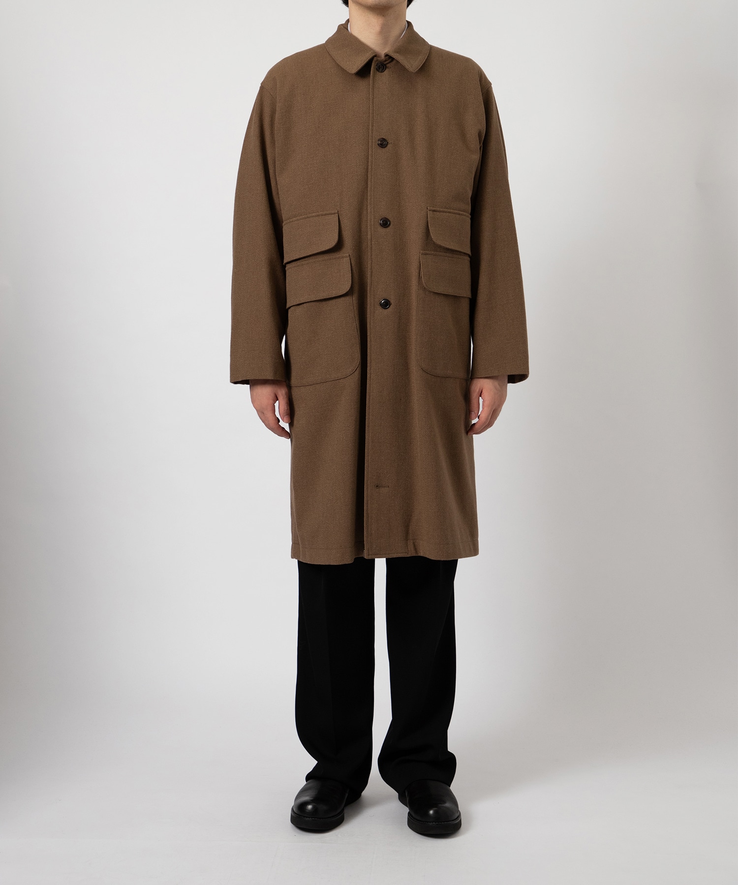 Tweed Hunting Jacket(2 BLACK): blurhms: MENS｜ STUDIOUS ONLINE公式