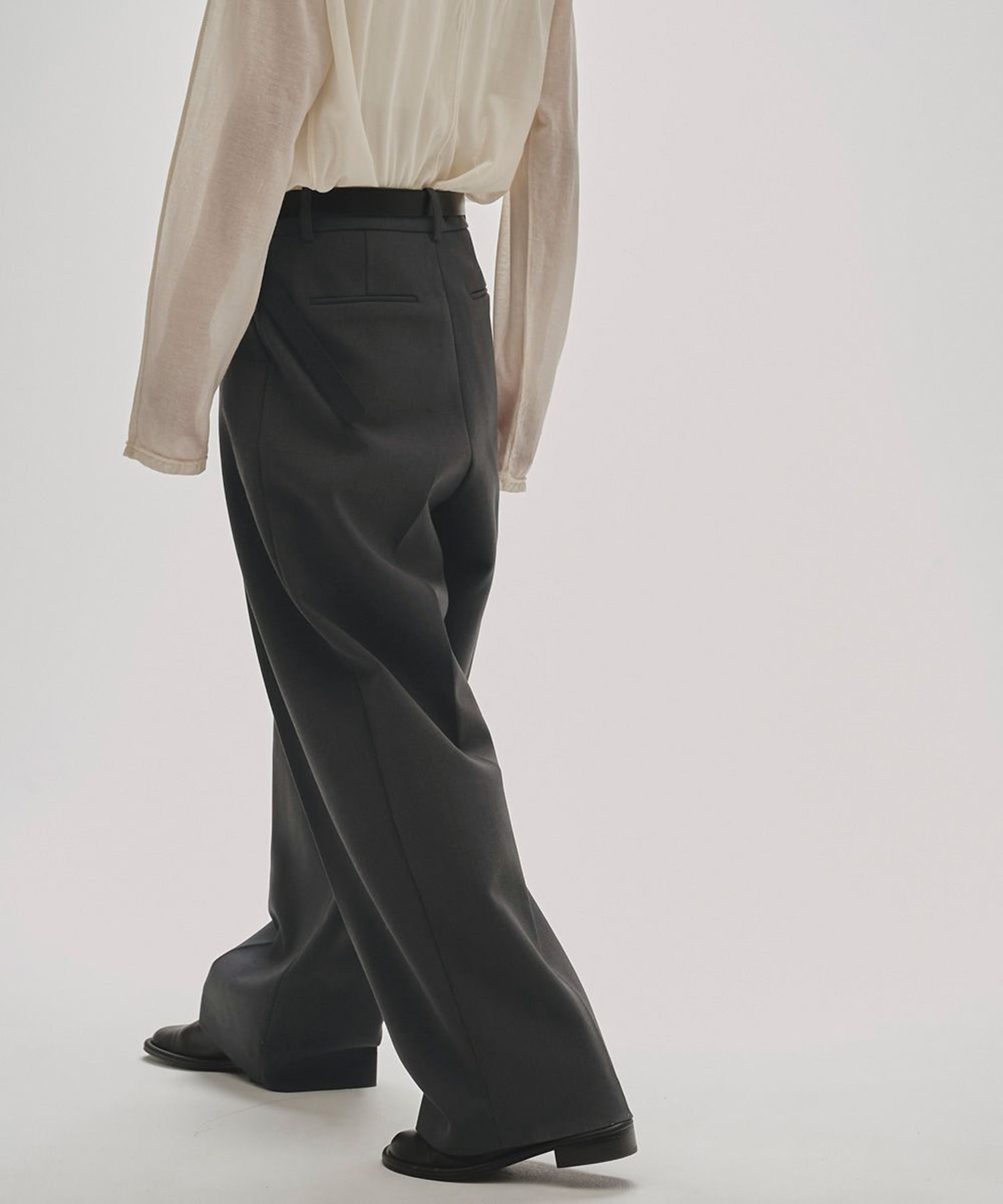 Bonding Wide Trousers(36 DARK GREY): TODAYFUL: WOMENS｜ STUDIOUS