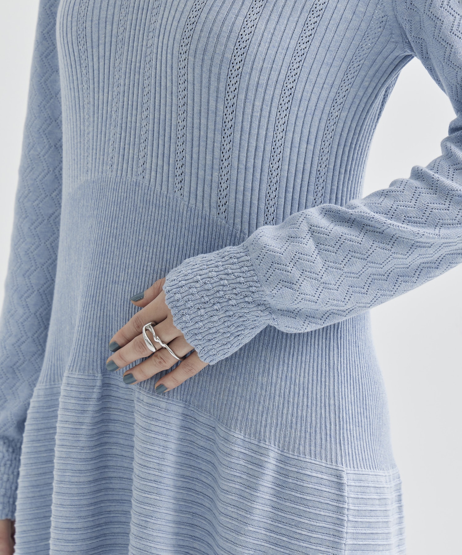 WAN-FK03-1001(ニットワンピース)(36 LIGHT BLUE): AKANE UTSUNOMIYA