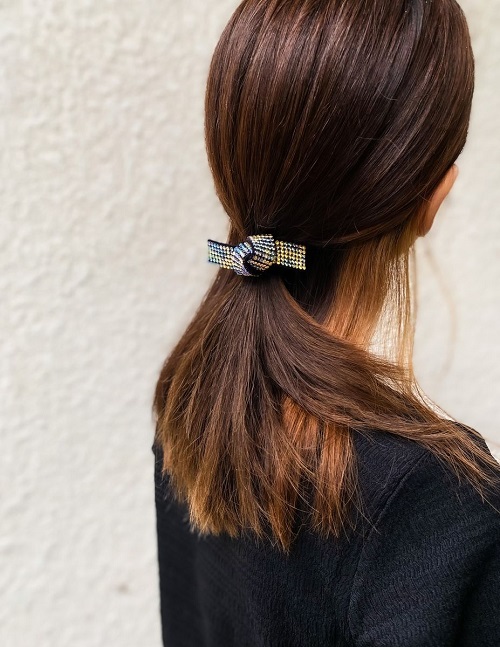 巾着付き未使用】acca ベリーバレッタ ブラック 巾着付き未使用】acca