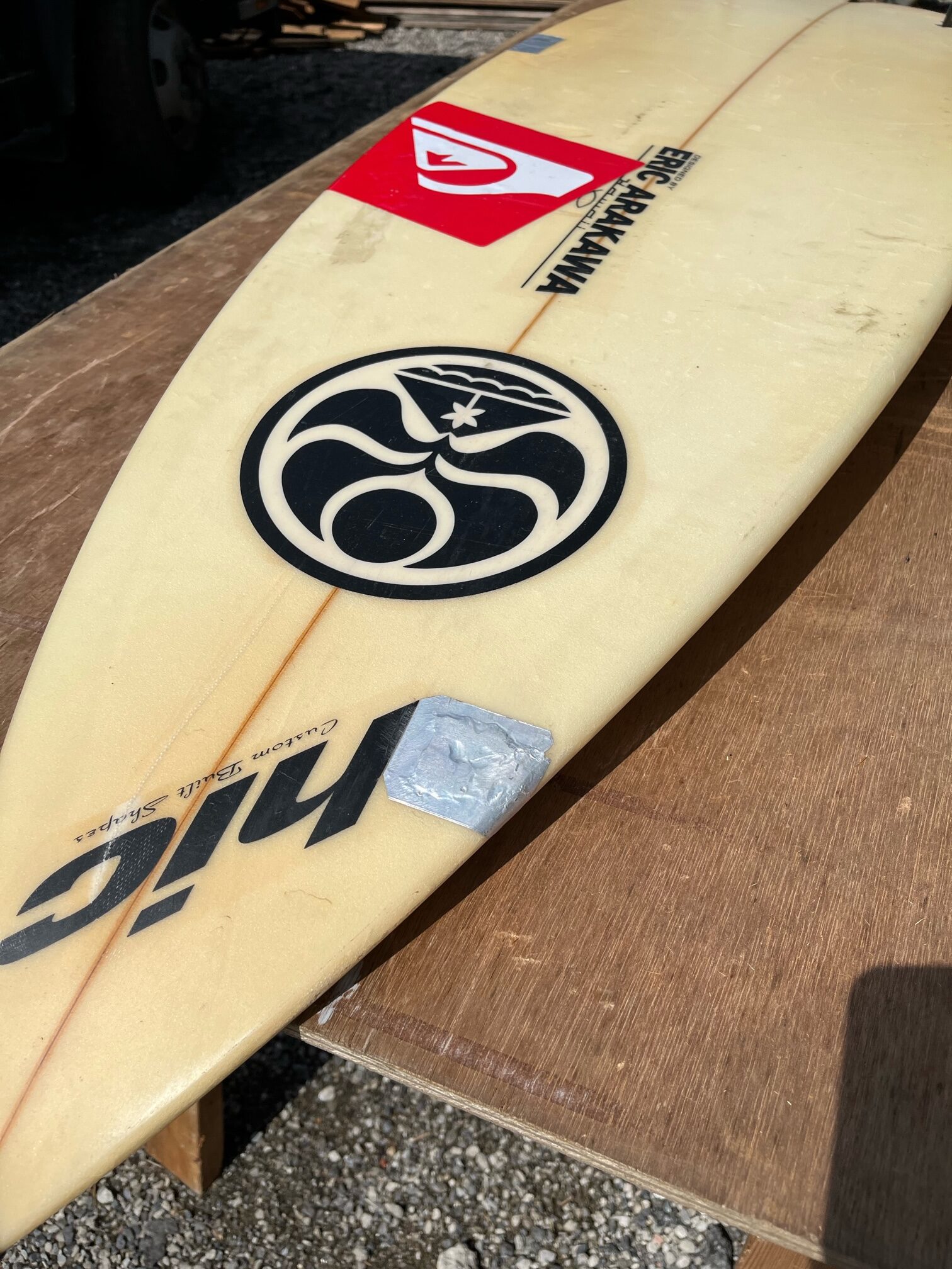 HIC ロングボード、フィン付 / ERIC ARAKAWA 引き取り限定 HIC ロング