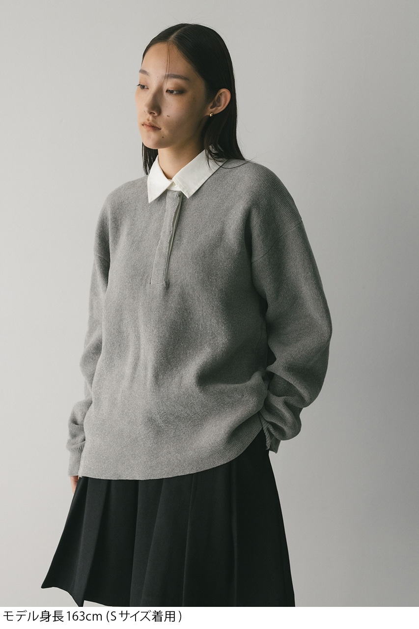 ラガーニットトップ｜STYLEMIXER（スタイルミキサー）公式通販サイト