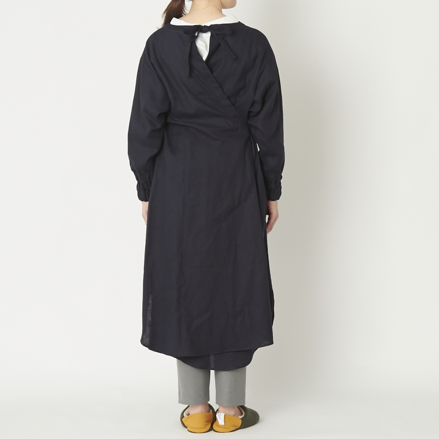 Kapok 割烹着2way ハウスワーキングコート1rd ブラック 未使用 2026年