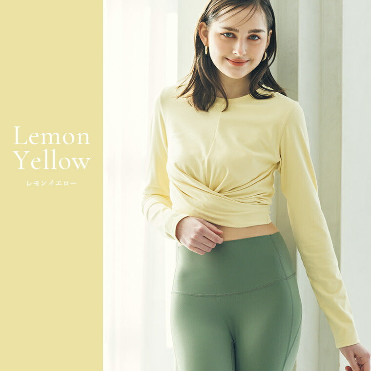 Lee.che リーチェ ヨガ ピラティス ウェア 長袖トップス t154