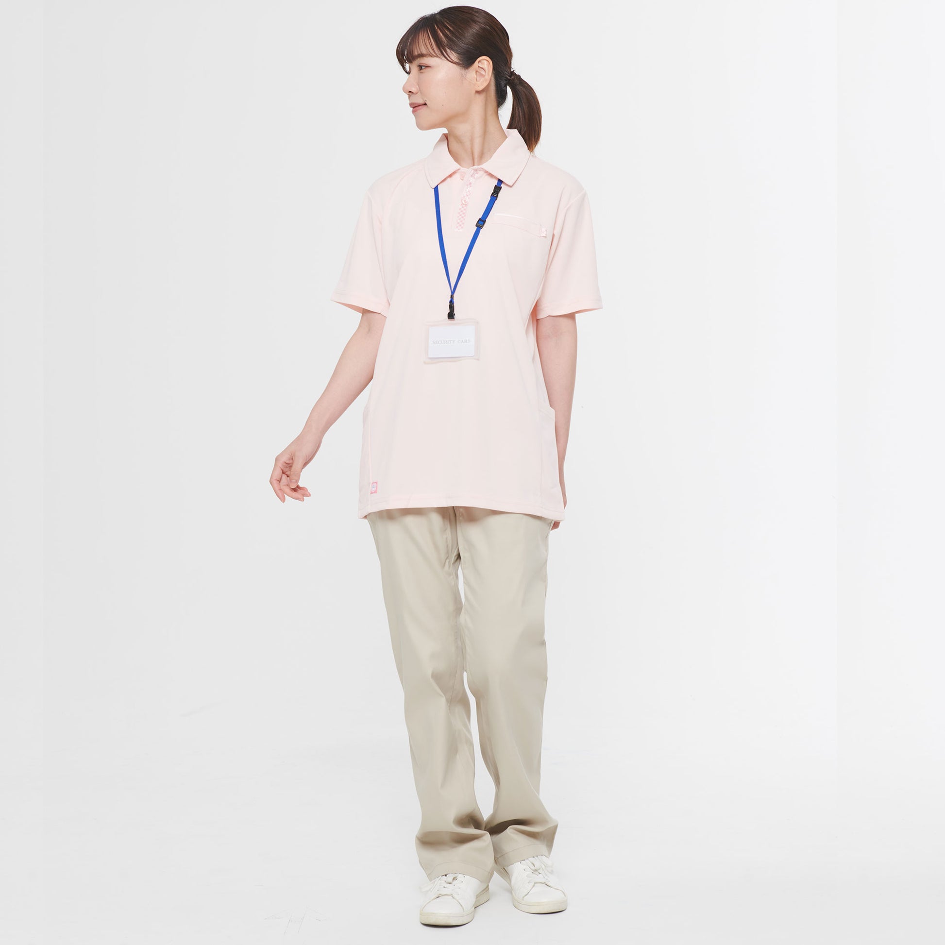 男女兼用ポロシャツ】 サービス業向けユニフォーム 吸汗 速乾 スケ防止