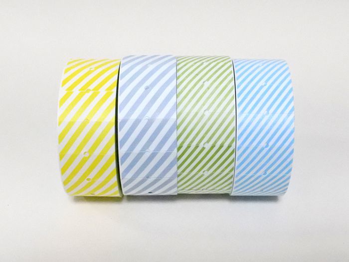 36オリジナル ラベラーロールシール 縞々 - 36 Sublo