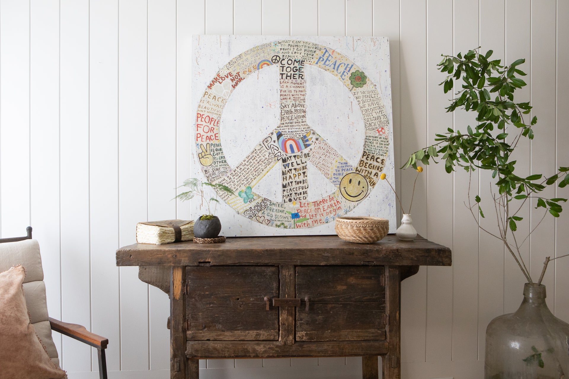 Choose Peace - White - Art Print – Sugarboo & Co