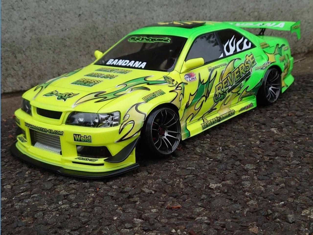 1-10 Rocket Bunny FD3S RX-7 Mazda Body w- 3D DECALS (200mm) rx7