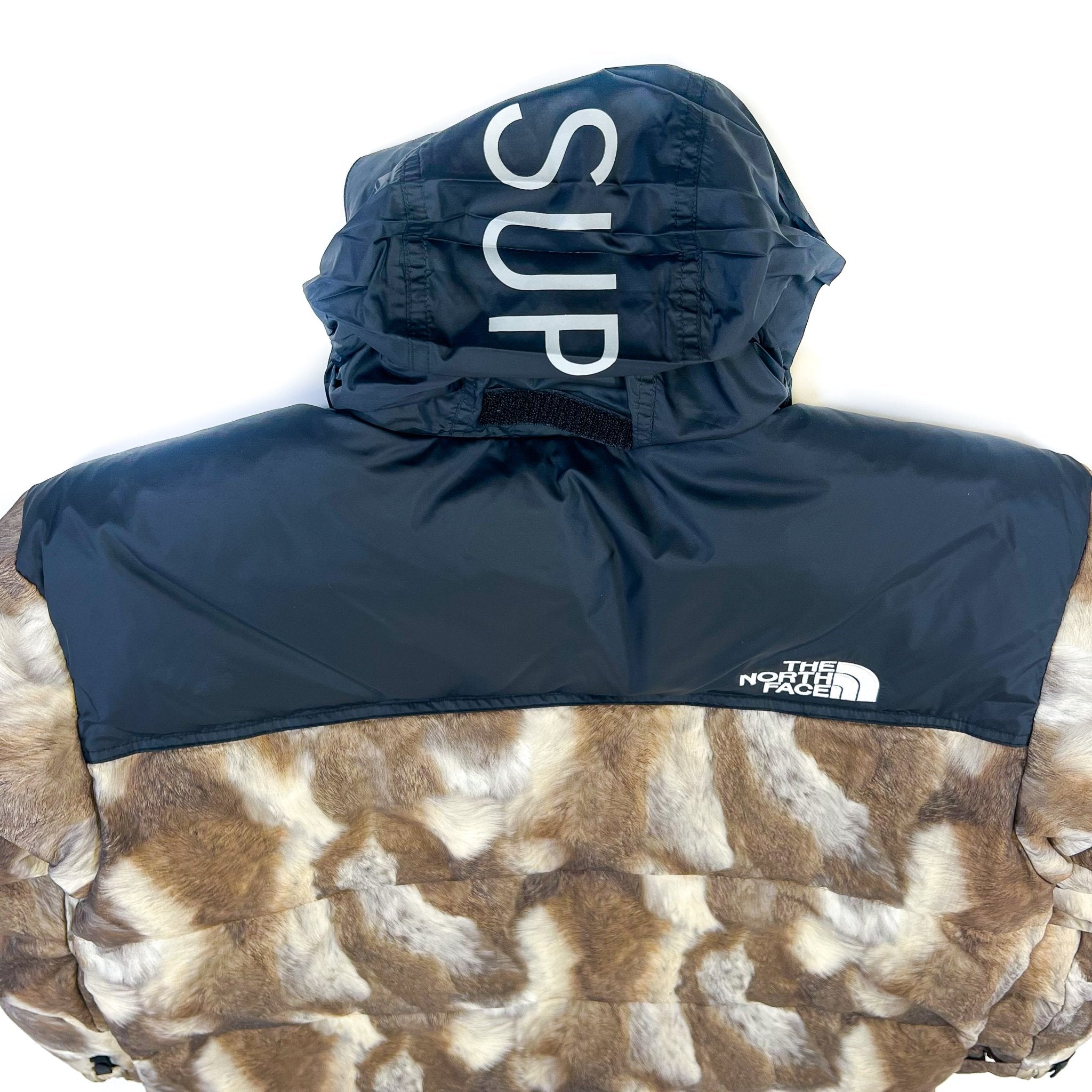 Supreme The North Face Fur Print Nuptse – supergl0rious