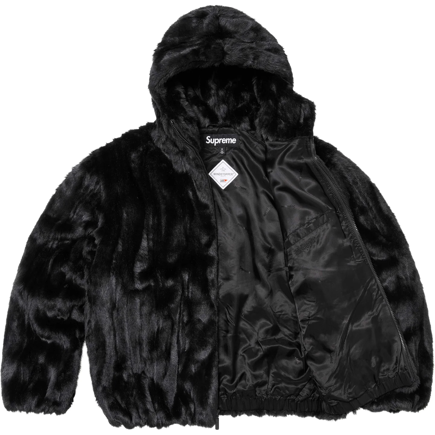 Faux Fur Hooded Jacket | Supreme 24fw