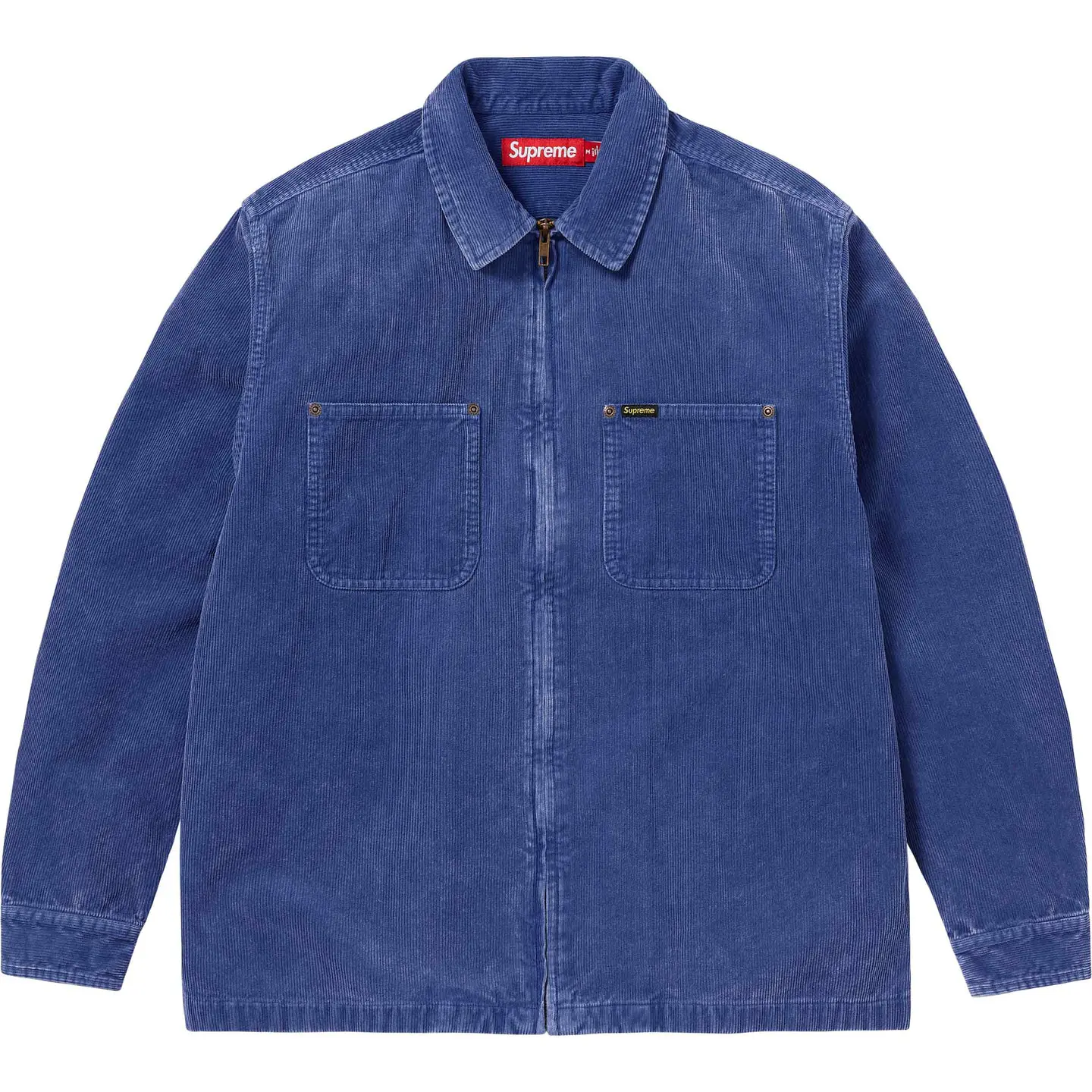 Washed Corduroy Zip Up Shirt | Supreme 24ss