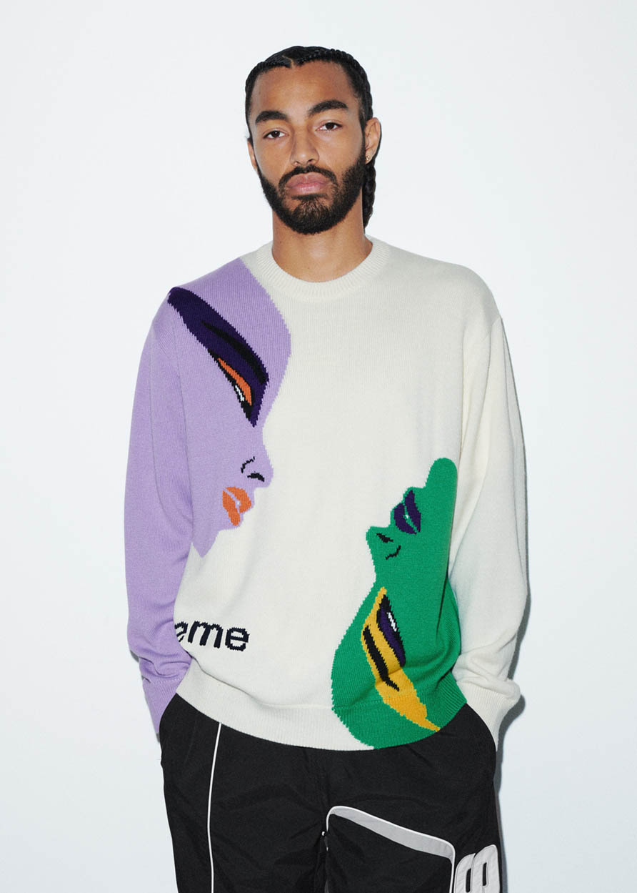 Faces Sweater | Supreme 21fw