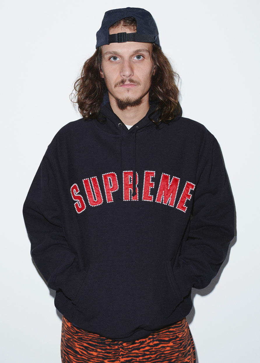 Pearl Logo Hooded Sweatshirt | Supreme 21fw