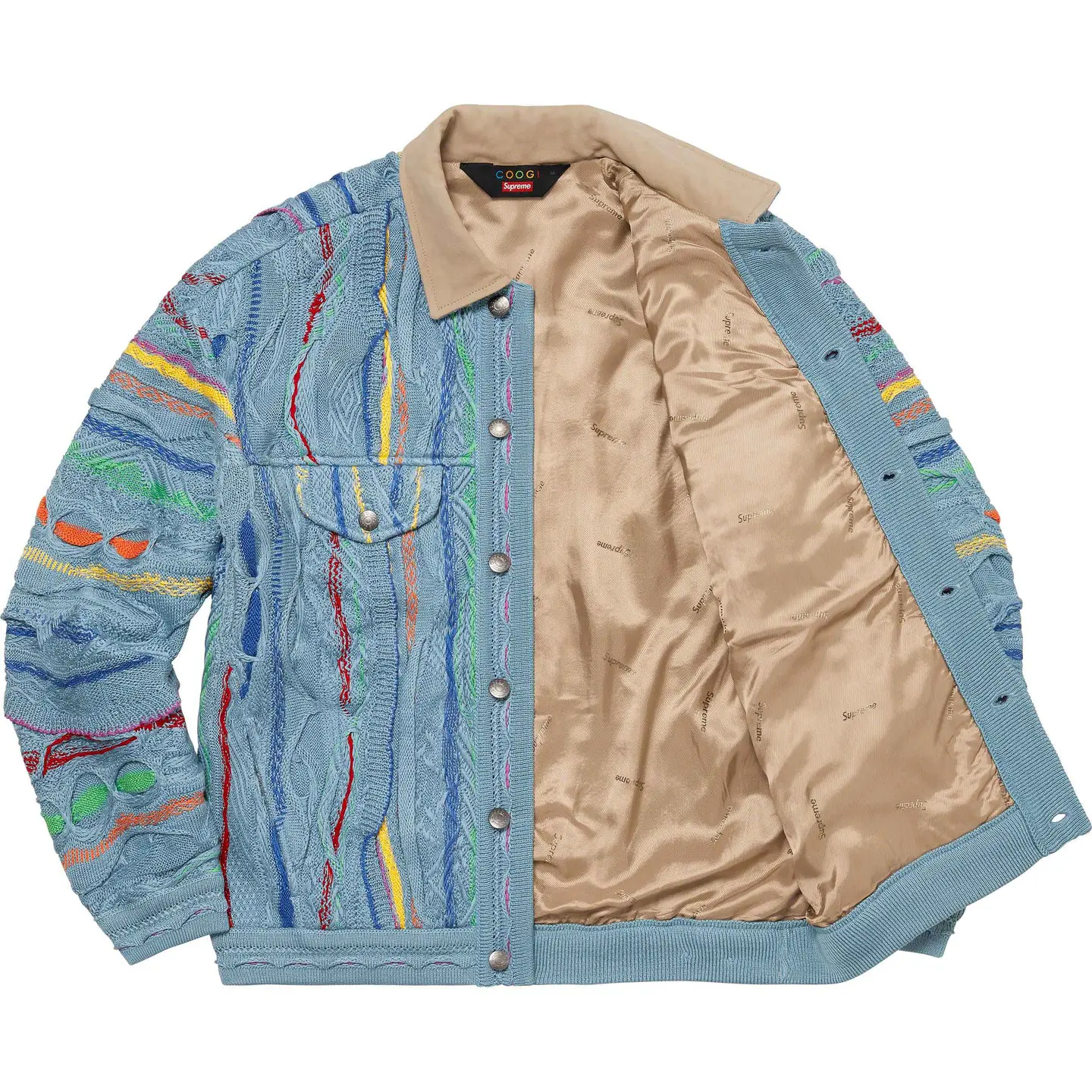 Supreme®/Coogi® Trucker Jacket | Supreme 23ss