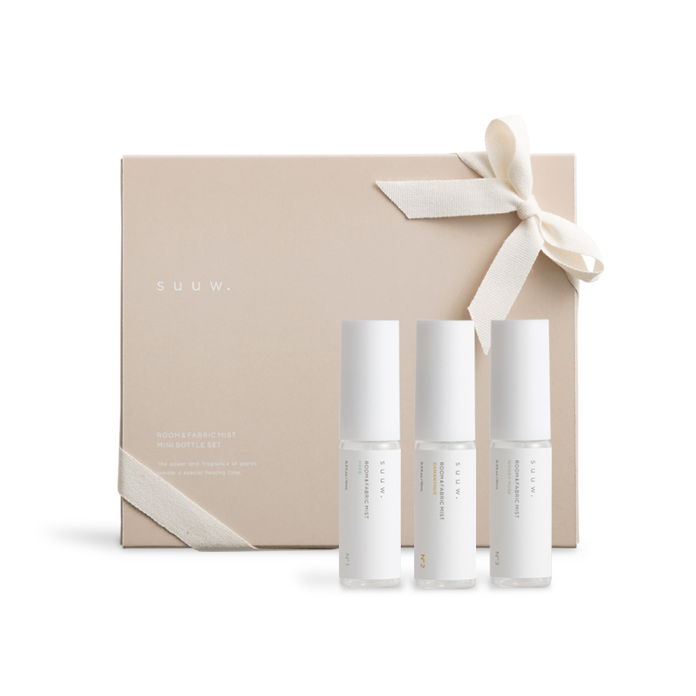 GIFT】ルーム＆ファブリックミスト ミニボトルセット | suuw. [スゥドット]