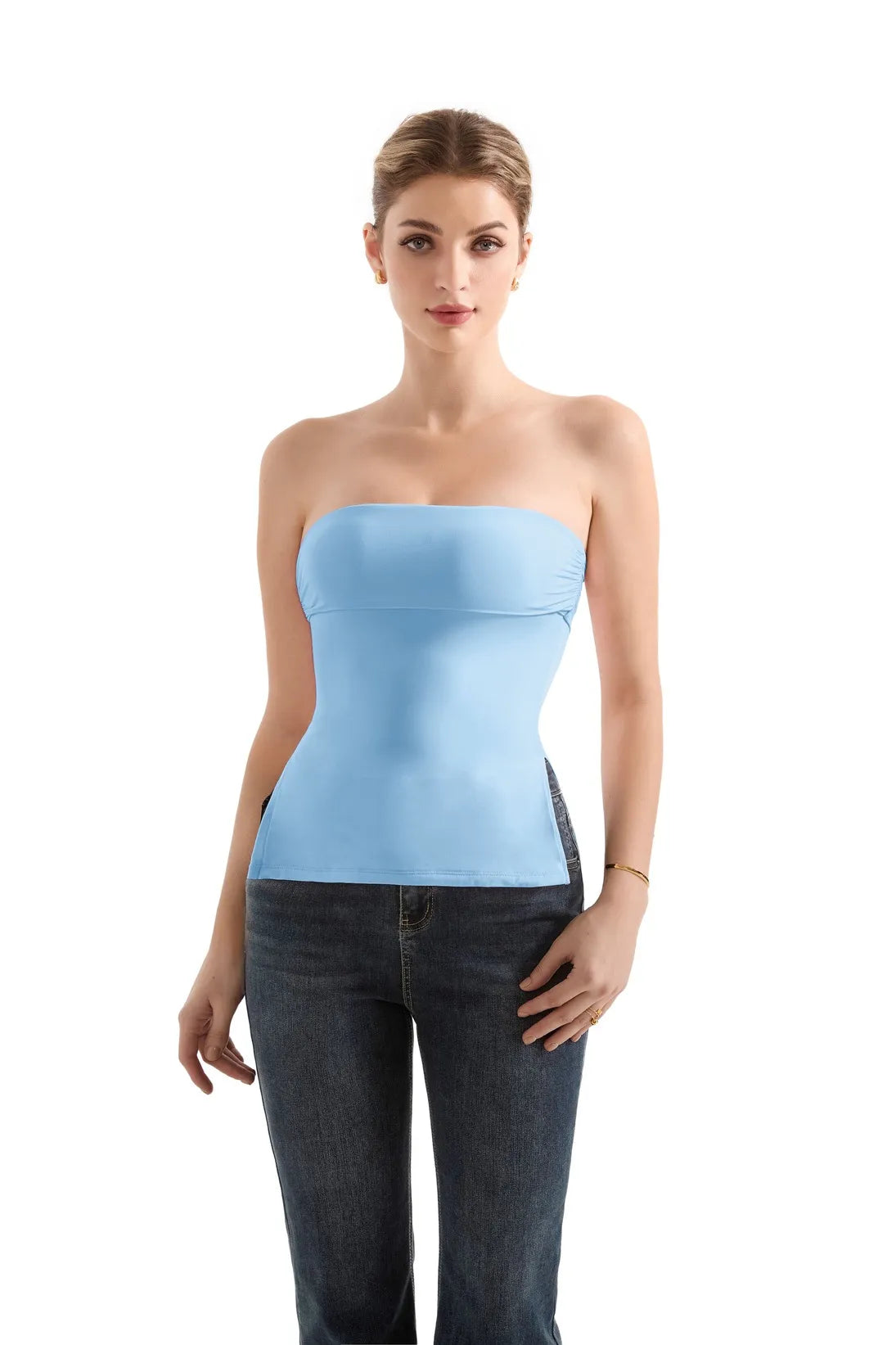 Buttery Soft Side Split Tube Top – SUUKSESS