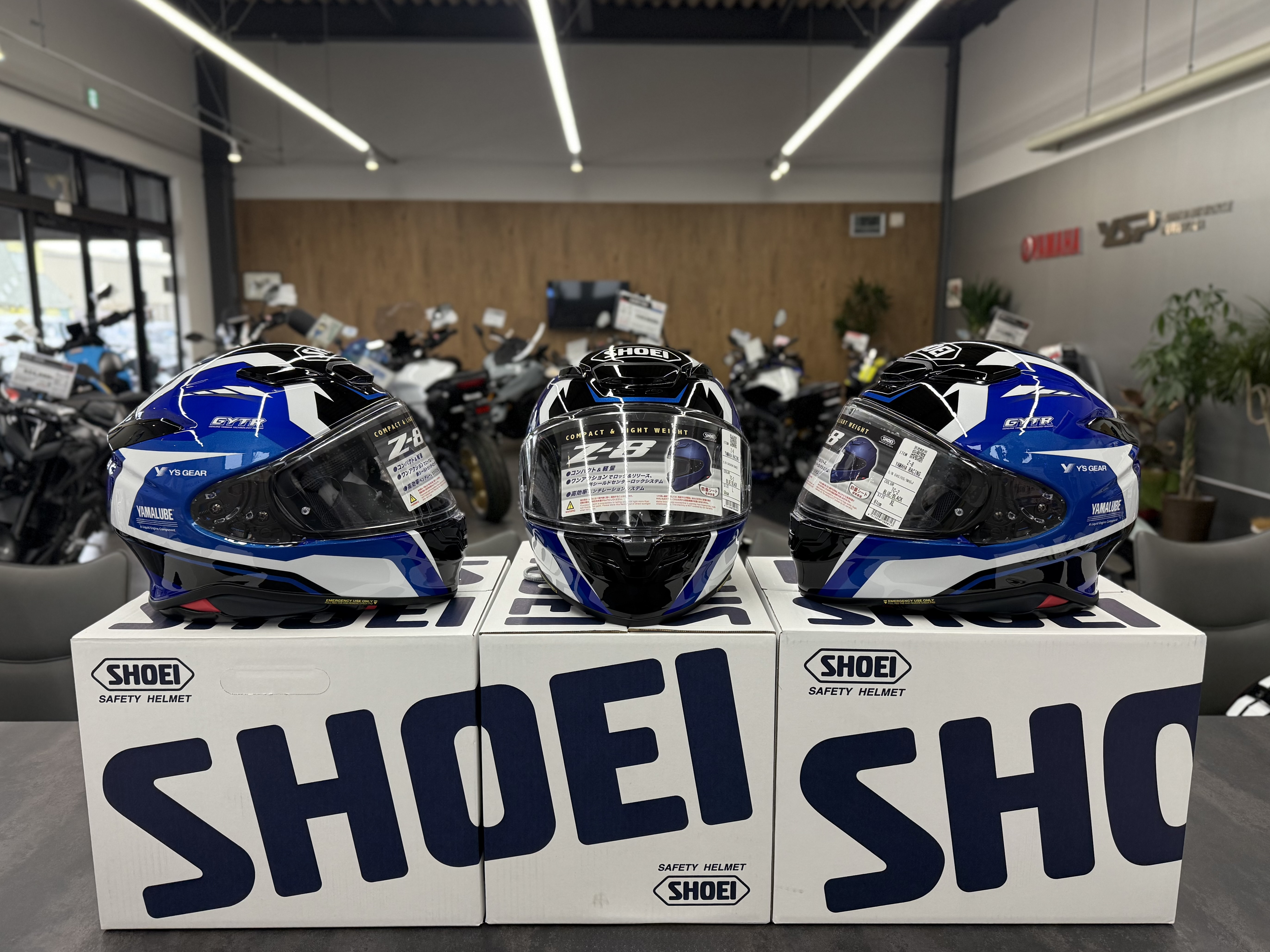 SHOEI×YAMAHA コラボヘルメット入荷しました！ - YSP鈴鹿