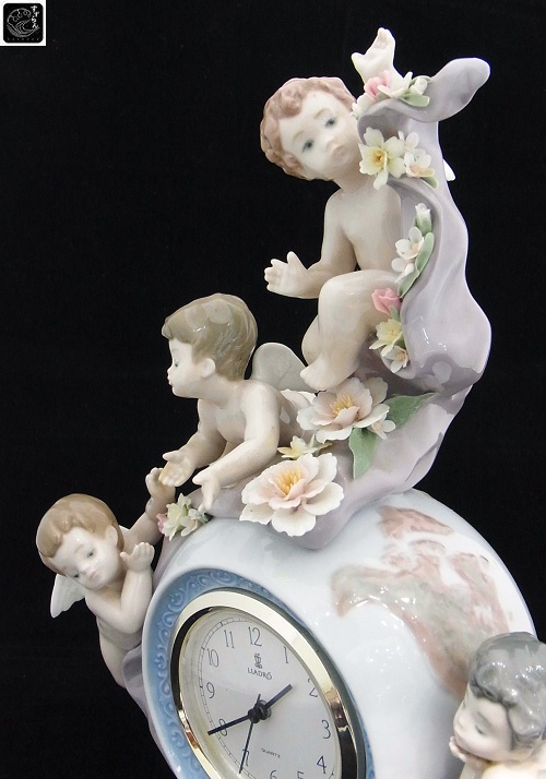 リヤドロ】【天使の時計】【絶版】【5973】